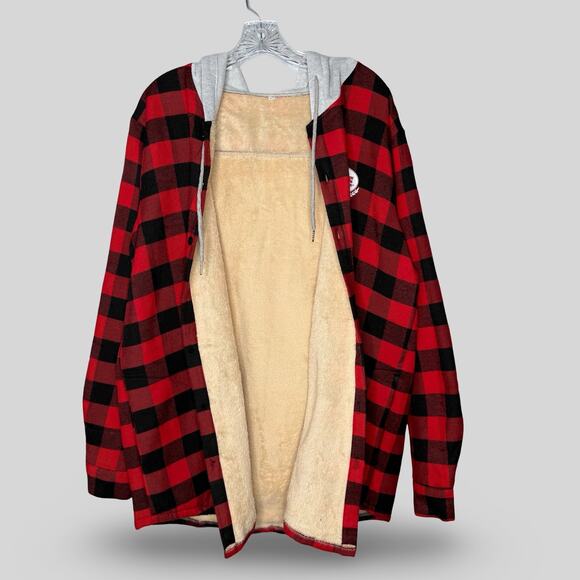 Genesee Brewing Company Plaid Shacket Shirt Jacket - Picture 7 of 7